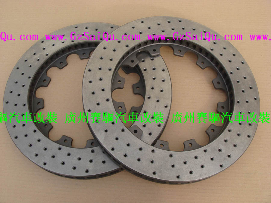 AP剎車改裝打孔碟通風剎車盤雙出剎車盤加大剎車盤