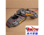 英國原裝進口AP5040剎車卡鉗 競技版大四活塞鍛造卡鉗 大大提升剎車效果