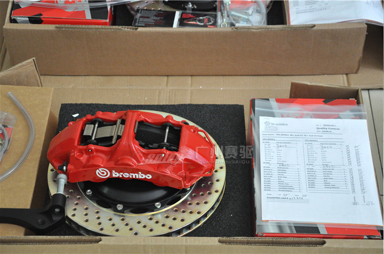 brembo剎車(chē)進(jìn)口剎車(chē)套件到貨了