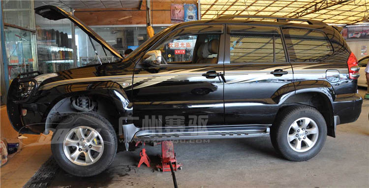 小改豐田霸道前輪剎車系統 搭配AP5040剎車競技版卡鉗 小改豐田霸道前輪剎車系統 搭配AP5040剎車競技版卡鉗