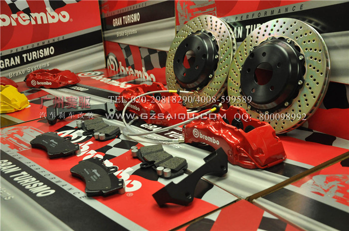 豐田銳志剎車改裝升級brembo大六活塞剎車套件 豐田銳志剎車改裝升級brembo大六活塞剎車套件