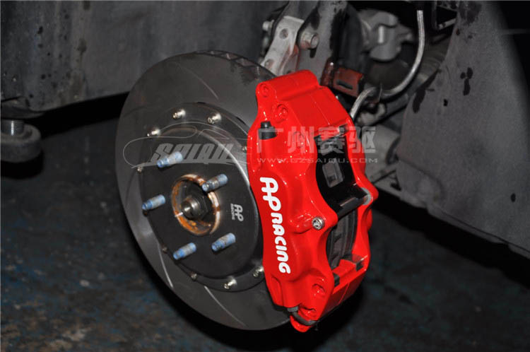 高性能剎車鮑魚紅色套裝 科魯茲改裝AP5200大四活塞剎車卡鉗 高性能剎車鮑魚紅色套裝 科魯茲改裝AP5200大四活塞剎車卡鉗