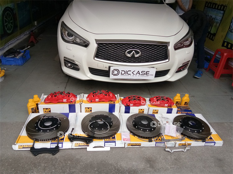 英菲尼迪Q50升級AP95系列前六后四剎車 英菲尼迪Q50升級AP95系列前六后四剎車